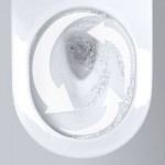 39462000 EURO RIMLESS  pastatomas klozetas su sukūrinė vandens nuleidimo sistema ir lėtaeigiu dangčiu